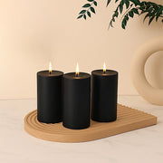 6 Round 3" x 6" Dripless Unscented Pillar Candles