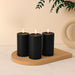 6 Round 3" x 6" Dripless Unscented Pillar Candles