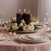 6 Round 3" x 6" Dripless Unscented Pillar Candles