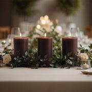 6 Round 3" x 6" Dripless Unscented Pillar Candles