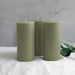 6 Round 3" x 6" Dripless Unscented Pillar Candles