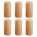 6 Round 3" x 6" Dripless Unscented Pillar Candles CAND_PL003_3X6_081