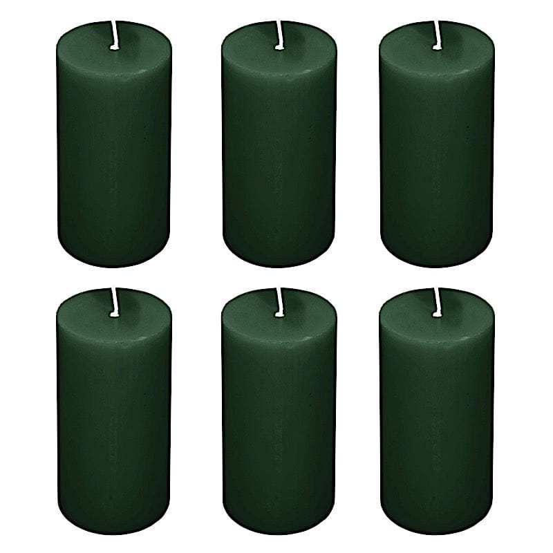 6 Round 3" x 6" Dripless Unscented Pillar Candles CAND_PL003_3X6_HUNT