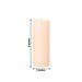 6 Round 3" x 9" Dripless Unscented Pillar Candles