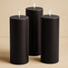 6 Round 3" x 9" Dripless Unscented Pillar Candles