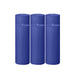 6 Round 3" x 9" Dripless Unscented Pillar Candles CAND_PL003_3X9_NAVY
