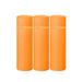 6 Round 3" x 9" Dripless Unscented Pillar Candles CAND_PL003_3X9_ORNG