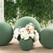 6" Round Wet Foam Ball DIY Floral Decorations - Green FOAM_ARTI_BALL01_6