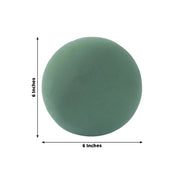 6" Round Wet Foam Ball DIY Floral Decorations - Green FOAM_ARTI_BALL01_6