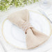 6 Rustic Farmhouse Style Jute and Lace Napkin Rings - Natural and White NAP_RING_JUTE01_WHT