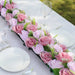 6 Silk Rose Flower Panels Artificial Floral Table Centerpiece