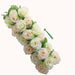 6 Silk Rose Flower Panels Artificial Floral Table Centerpiece ARTI_PAN03_1805_CRMIVR