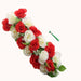 6 Silk Rose Flower Panels Artificial Floral Table Centerpiece ARTI_PAN03_1805_REDIVR