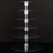 6 Tiers 22" Acrylic Cupcake Stand Set - Clear CAKE_STND_R6A