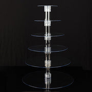 6 Tiers 22" Acrylic Cupcake Stand Set - Clear CAKE_STND_R6A