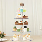 6 Tiers 22" Acrylic Cupcake Stand Set - Clear CAKE_STND_R6A