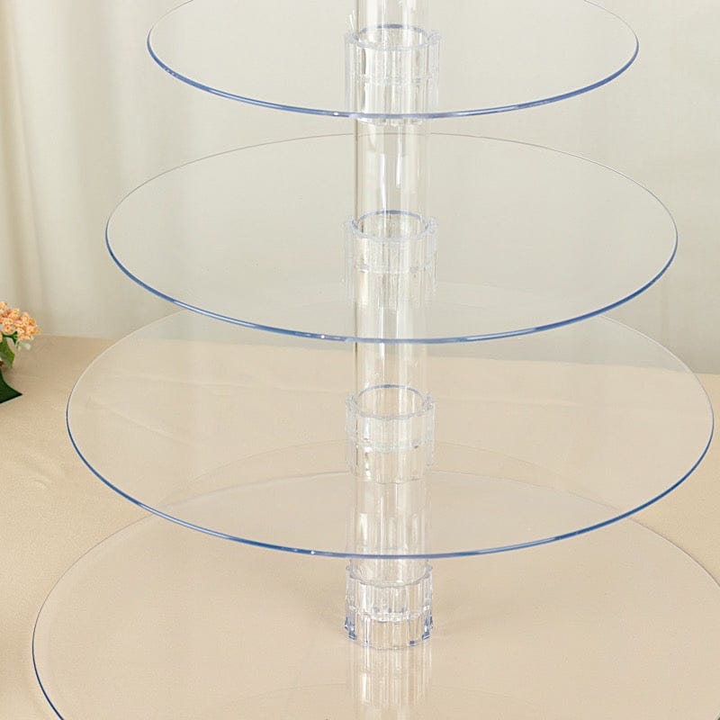 6 Tiers 22" Acrylic Cupcake Stand Set - Clear CAKE_STND_R6A