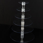 6 Tiers 22" Acrylic Cupcake Stand Set - Clear CAKE_STND_R6A