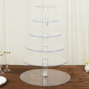 6 Tiers 22" Acrylic Cupcake Stand Set - Clear CAKE_STND_R6A