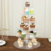 6 Tiers 22" Acrylic Cupcake Stand Set - Clear CAKE_STND_R6A
