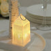 6 Warm White Mini Hanging Lantern Dimmable LED Lamp - Clear LED_ACRY_LAMP06_S_CLR