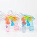 6 Wind Up Wedding Bubble Guns with Bottle Solutions - Pink and Blue BUBB_MAKE01_MIX