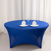 60" Fitted Spandex Round Tablecloth TAB_SPX60_ROY