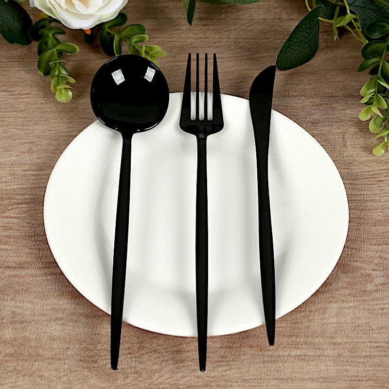 60 Heavy Duty Plastic Utensil Set