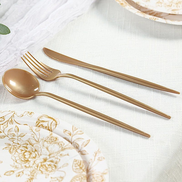 60 Heavy Duty Plastic Utensil Set