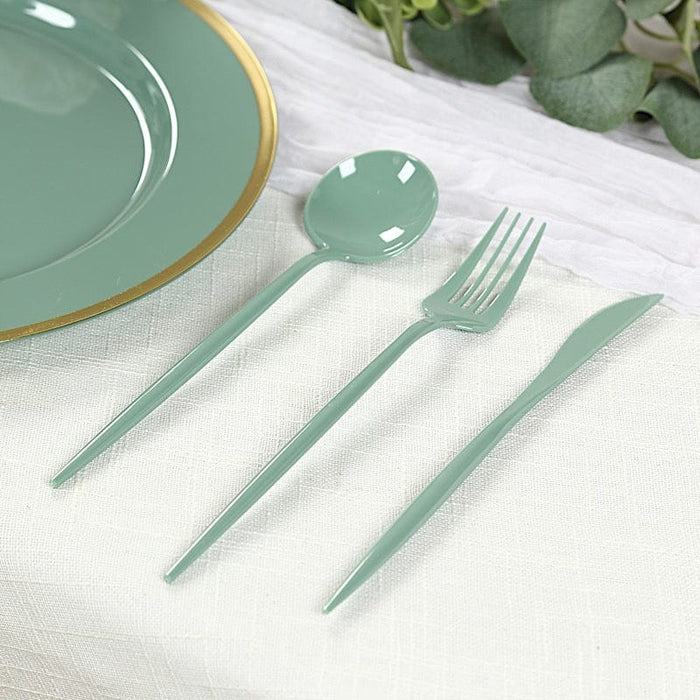 60 Heavy Duty Plastic Utensil Set