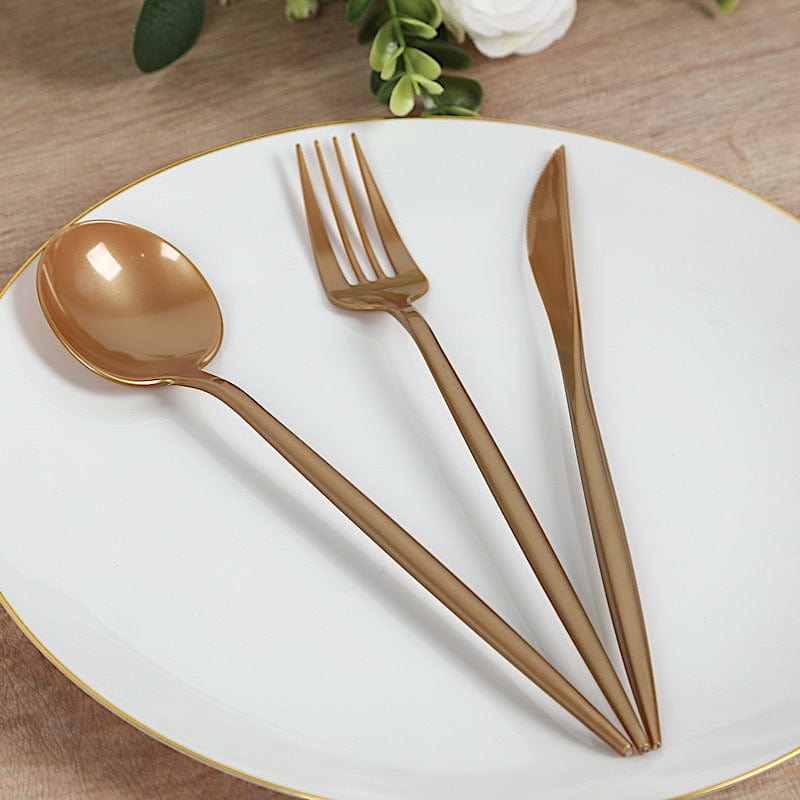 60 Heavy Duty Plastic Utensil Set