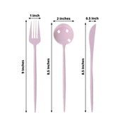 60 Heavy Duty Plastic Utensil Set