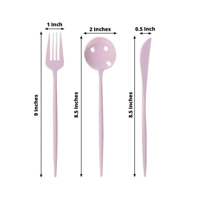 60 Heavy Duty Plastic Utensil Set