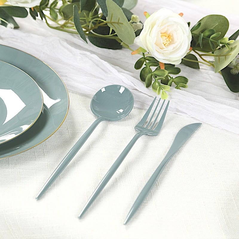 60 Heavy Duty Plastic Utensil Set