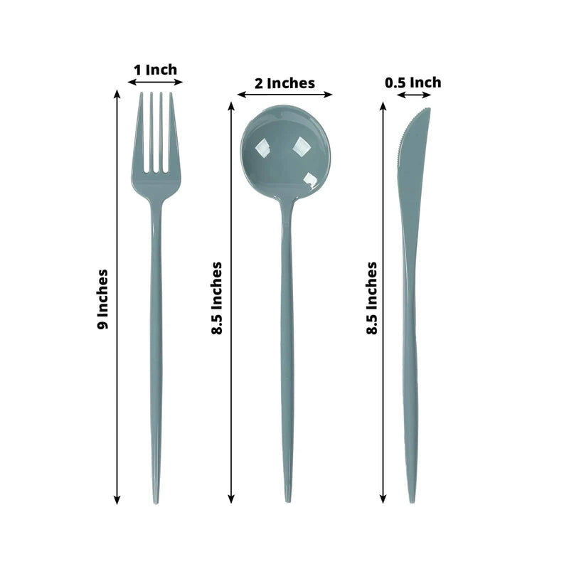 60 Heavy Duty Plastic Utensil Set