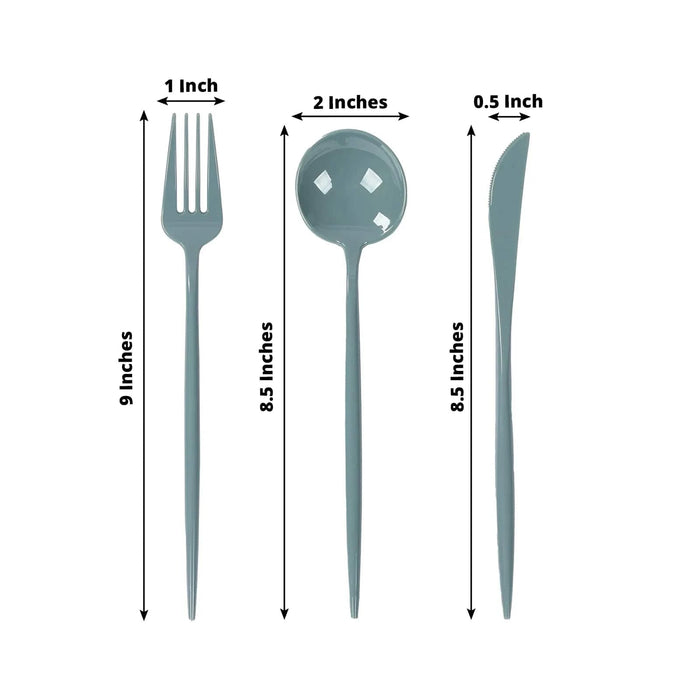 60 Heavy Duty Plastic Utensil Set