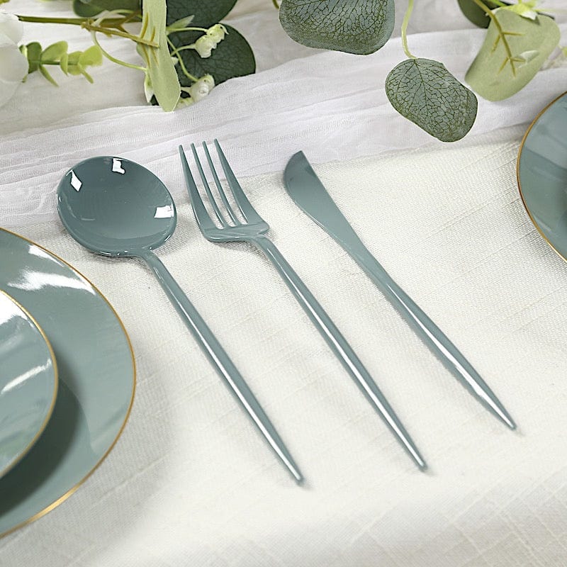 60 Heavy Duty Plastic Utensil Set