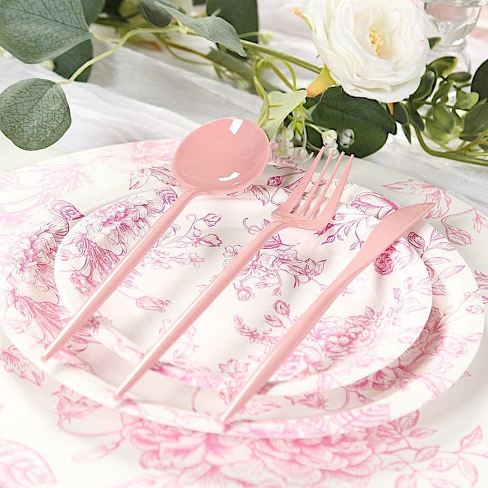 60 Heavy Duty Plastic Utensil Set