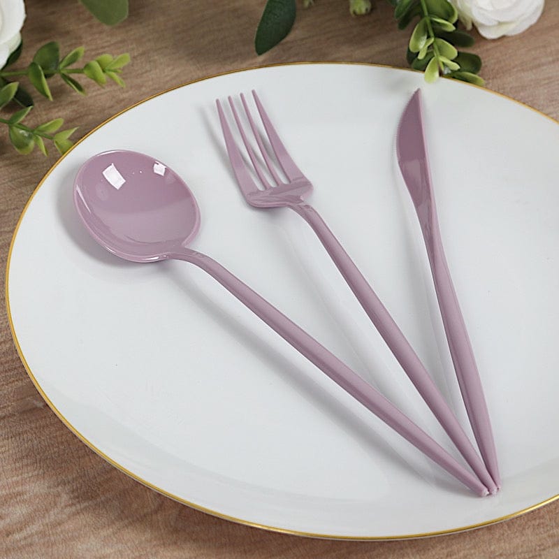 60 Heavy Duty Plastic Utensil Set