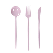 60 Heavy Duty Plastic Utensil Set DSP_YY0012B_9_LAV_PK60