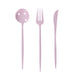 60 Heavy Duty Plastic Utensil Set DSP_YY0012B_9_LAV_PK60