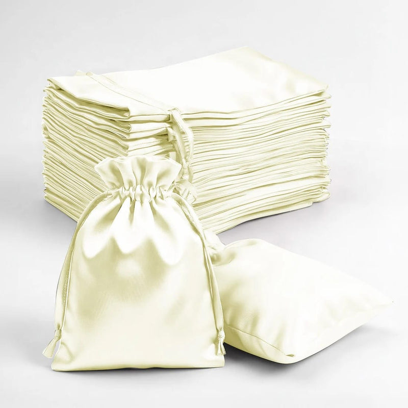 60 Satin 3" x 4" Wedding Party Favor Bags Drawstring Pouch