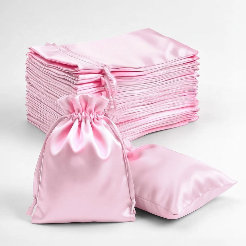 60 Satin 3" x 4" Wedding Party Favor Bags Drawstring Pouch