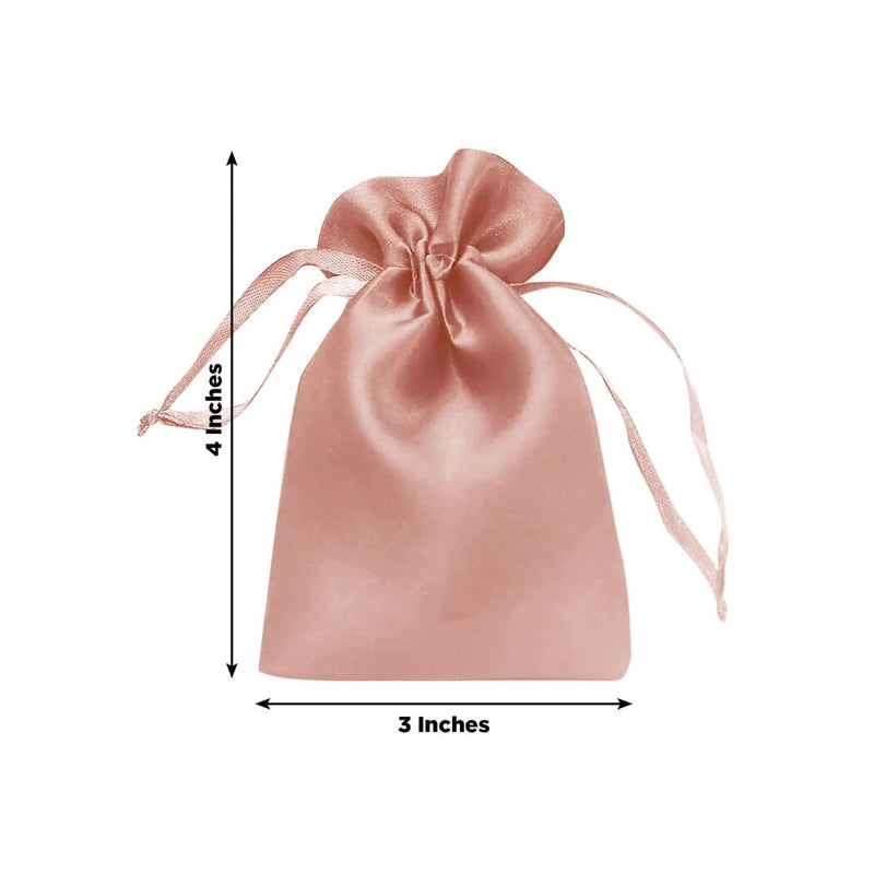 60 Satin 3" x 4" Wedding Party Favor Bags Drawstring Pouch