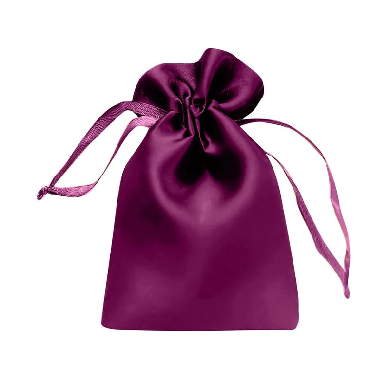 60 Satin 3" x 4" Wedding Party Favor Bags Drawstring Pouch BAG_SB_3x4_EGG_PK60