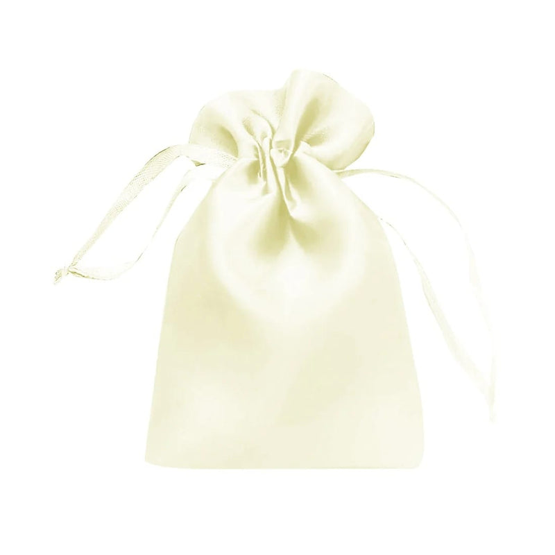 60 Satin 3" x 4" Wedding Party Favor Bags Drawstring Pouch BAG_SB_3x4_YEL_PK60