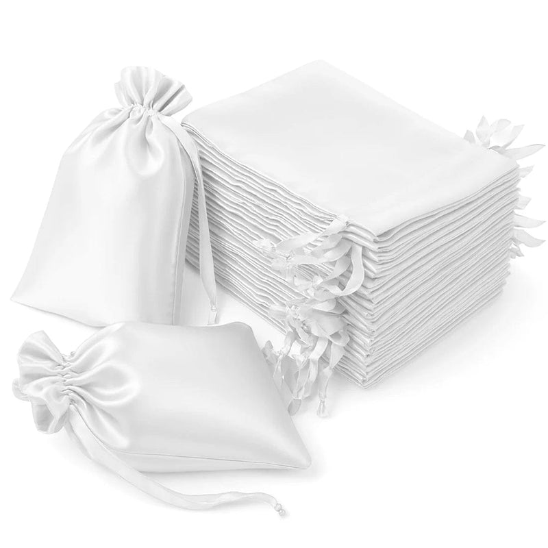 60 Satin 6" x 9" Wedding Party Favor Bags Drawstring Pouch