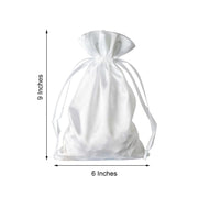 60 Satin 6" x 9" Wedding Party Favor Bags Drawstring Pouch