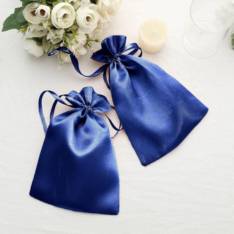 60 Satin 6" x 9" Wedding Party Favor Bags Drawstring Pouch