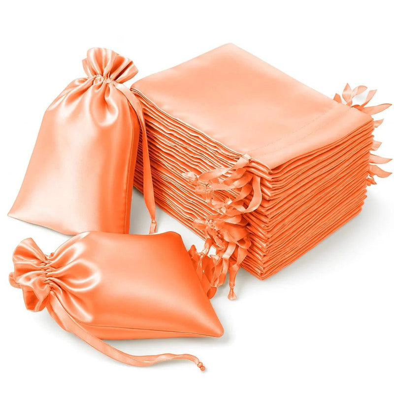 60 Satin 6" x 9" Wedding Party Favor Bags Drawstring Pouch